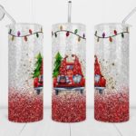 Christmas Gnomes truck 20oz Tumbler