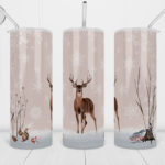 Deer snow 20oz Tumbler