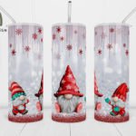 Christmas Gnome red hat 20oz Tumbler