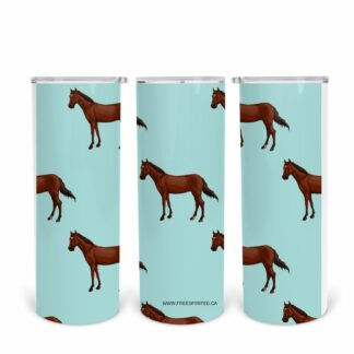 Horses 20 oz Tumbler