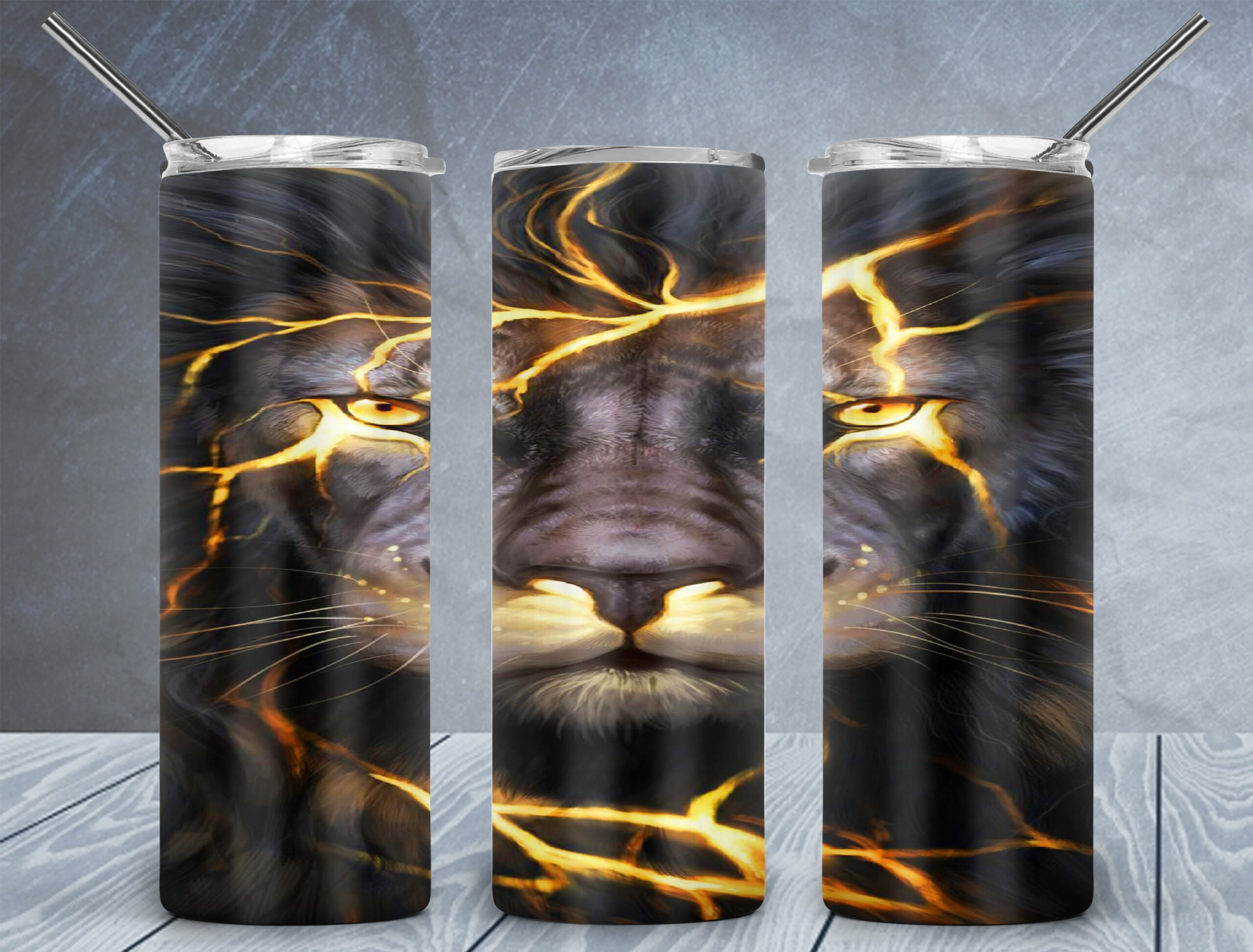 Lion Lightning 20oz Tumber