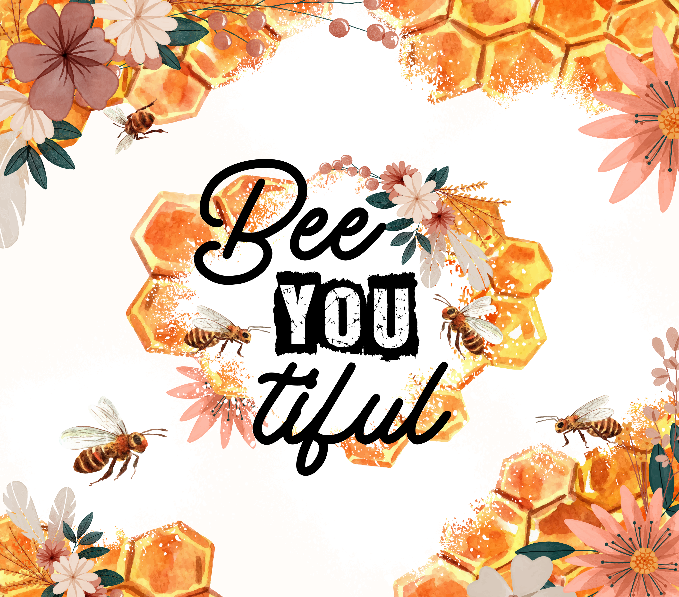 Bee you tiful 20oz Tumber - Image 2