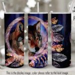 Wolf feathers 20oz Tumbler